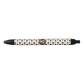 Elegant & Classic Pattern Design Black Ink Pen (Voorkant)