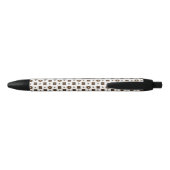 Elegant & Classic Pattern Design Black Ink Pen (Achterkant)