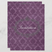 Elegant Classic Personalized Wedding Invitation Kaart (Voorkant / Achterkant)