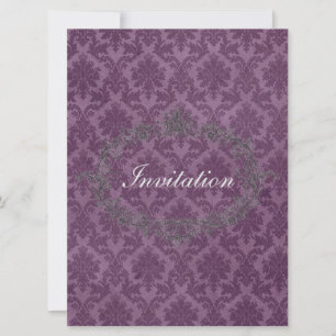 Elegant Classic Personalized Wedding Invitation Kaart