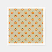 Elegant Classic Pumpkin Patterned Servet (Voorkant)