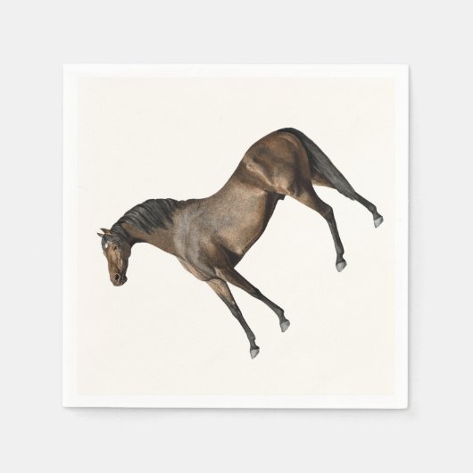 Elegant Classic  Race Paard Ruitersport Servet (Voorkant)