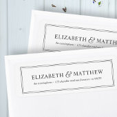 Elegant Classic Return Address Etiket