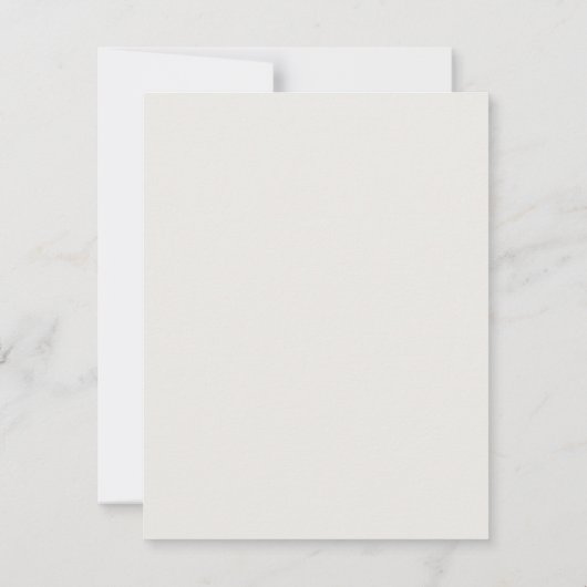 Elegant Classic Rood & Ivoor Wedding Details Kaart (Achterkant)