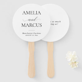 Elegant Classic Script Calligraphy Wedding Handwaaier