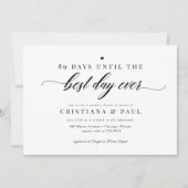 Elegant Classic Script Couples Vrijgezellenfeest Kaart (Voorkant)