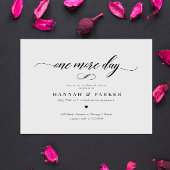 Elegant Classic Script Rehearsal Dinner Kaart