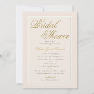Elegant Classic Triple Lijst Cream Vrijgezellenfee Kaart