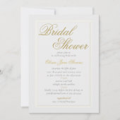 Elegant Classic Triple Lijst Ivory Vrijgezellenfee Kaart (Voorkant)