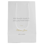 Elegant Classic Triple Lijst Ivory Vrijgezellenfee Medium Cadeauzakje (Achterkant)