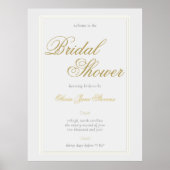 Elegant Classic Triple Lijst Vrijgezellenfeest Wel Poster (Voorkant)