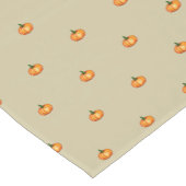 Elegant Classic Watercolour Pumpkin Pattern Korte Tafelloper (Hoek)
