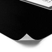 Elegant Classic Wedding 15 Table Seating Chart Poster (Hoek)