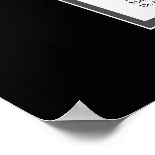 Elegant Classic Wedding 15 Table Seating Chart Poster (Hoek)