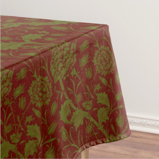 Elegant Classic William Morris Red Green Tafelkleed