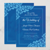 Elegant Classic with Floral Ornaments for Wedding Kaart (Voorkant / Achterkant)