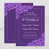 Elegant Classic with Floral Ornaments for Wedding Kaart (Voorkant / Achterkant)