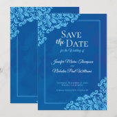 Elegant Classic with Floral Ornaments for Wedding Kaart (Voorkant / Achterkant)