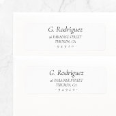 Elegant Classy 05 | Label retouradres
