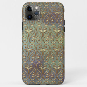 Elegant  Classy Antiek Damask Art Patroon iPhone 11 Pro Max Hoesje