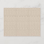 Elegant Classy Beige  RSVP Enclosure Kaart (Achterkant)