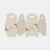 Elegant Classy Beige  Wedding Bedankdoosjes (Uitgevouwen)