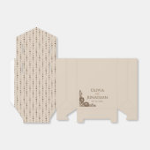 Elegant Classy Beige  Wedding Bedankdoosjes (Uitgevouwen)