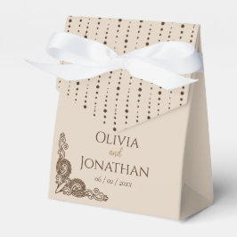 Elegant Classy Beige Wedding Bedankdoosjes