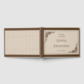 Elegant Classy Beige  Wedding Gastenboek (Volledig)