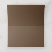 Elegant Classy Beige Wedding Plaatskaartje (Binnenkant ongevouwen)