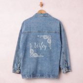 Elegant Classy Beige Wifey Denim Jacket (Hangar)