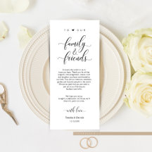 Elegant Classy Black, plaats instellen Dank je kaa