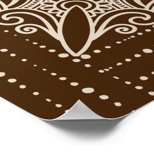 Elegant Classy Bronze  bruiloft Welkomstbord Poster (Hoek)