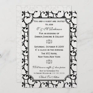 Elegant Classy Corporate party Invitation Kaart