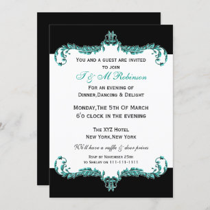 Elegant Classy Corporate party Invitation Kaart