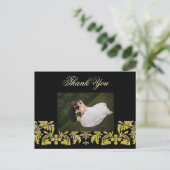 Elegant + Classy Dank u foto briefkaarten, Briefkaart (Staand voorkant)