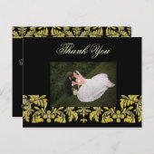 Elegant + Classy Dank u foto briefkaarten, Briefkaart (Voorkant / Achterkant)