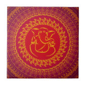 Elegant Classy Ganesh/ Indian God Tile Tegeltje (Voorkant)