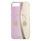 Elegant Classy Glitter Headphones - Persoonlijk Case-Mate iPhone Case (Achterkant)