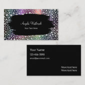 Elegant Classy Glitzy Bling Visitekaartjes (Voorkant / Achterkant)