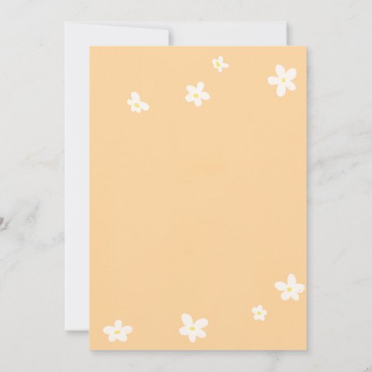 Elegant Classy Gold Cross Floral Religieuze Baptis Kaart (Achterkant)