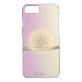 Elegant Classy Gold Lotus - Gepersonaliseerd Case-Mate iPhone Case (Achterkant)