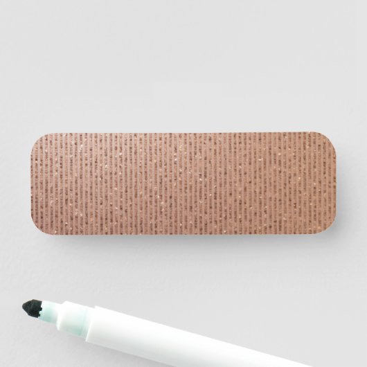 Elegant Classy Gold Sparkle Naamplaatje (In situ)