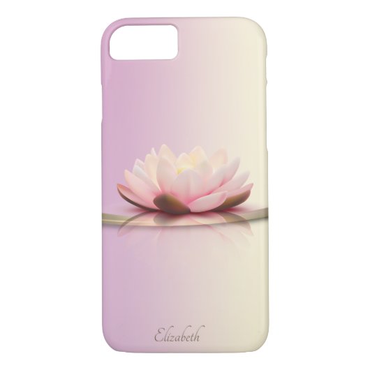 Elegant Classy Gold Stripe Lotus - Gepersonaliseer Case-Mate iPhone Case (Achterkant)
