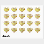 Elegant Classy Goud Grijs Bloemen Zilveren Juweel Hart Sticker (Vel)