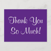 Elegant, Classy "Hartelijk dank!" Briefkaart (Voorkant)