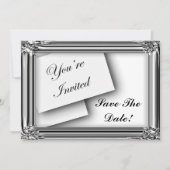 Elegant, Classy Invitations Save The Date (Voorkant)