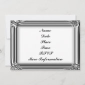 Elegant, Classy Invitations Save The Date (Achterkant)