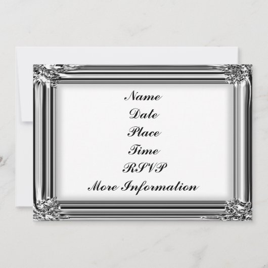 Elegant, Classy Invitations Save The Date (Achterkant)