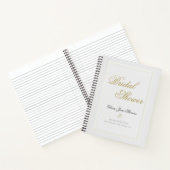 Elegant Classy Ivory Lijst Gift List Notitieboek (Binnen)